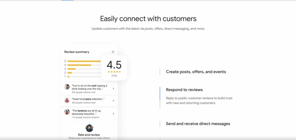 Google My Business Profile Reviews